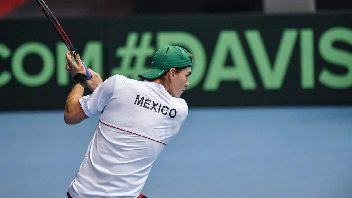 El tenista mexicano  Luis Patiño