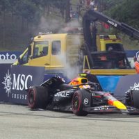 “Checo” Pérez estrella su auto en la clasificatoria del Gran Premio de Hungría (Videos)