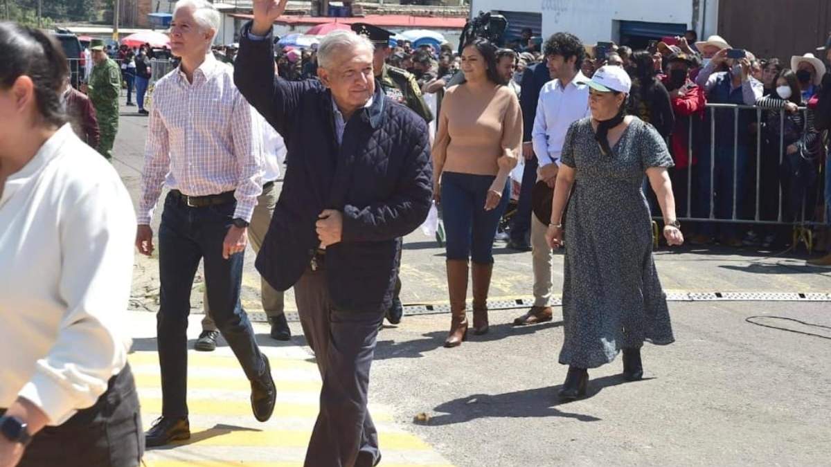 El presidente López Obrador y el gobernador Alfredo del Mazo