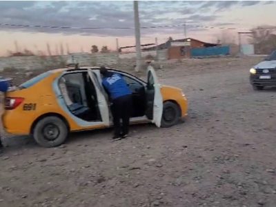 Violento robo a una taxista: la dejaron abandonada en la Meseta