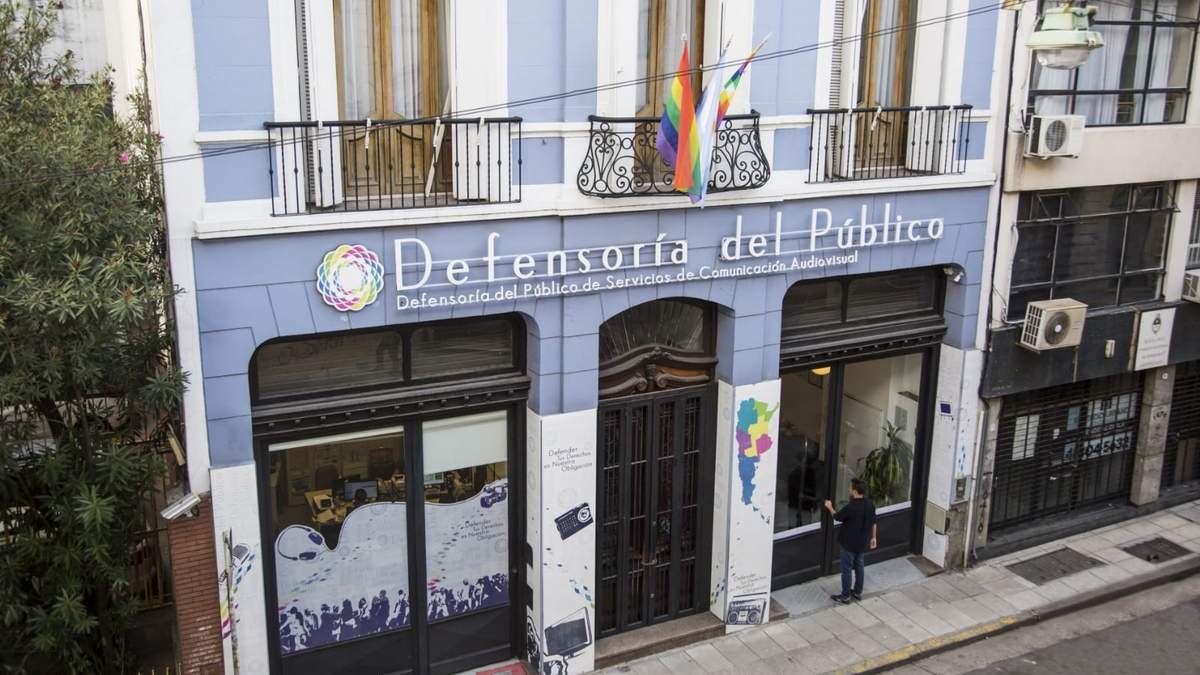 Defensoría del Público. Foto: (Twitter)