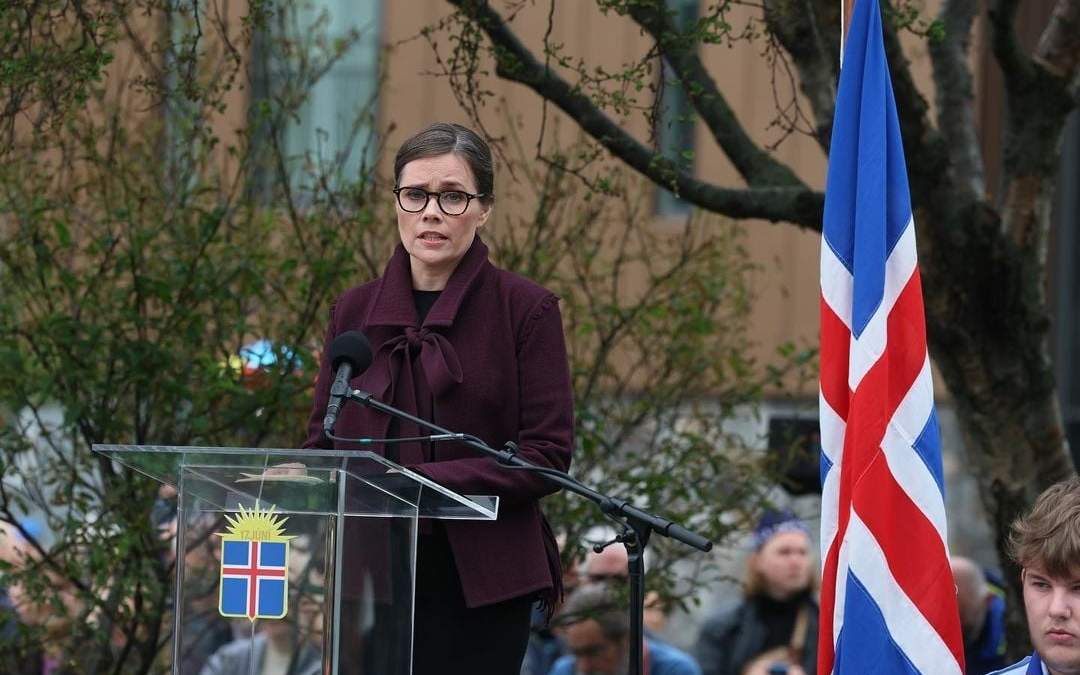 La primera ministra, Katrin Jakobsdottir