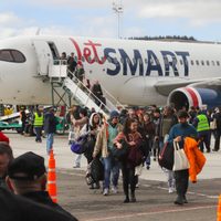 Llegó el primer vuelo de la empresa JetSmart a San Martín de los Andes