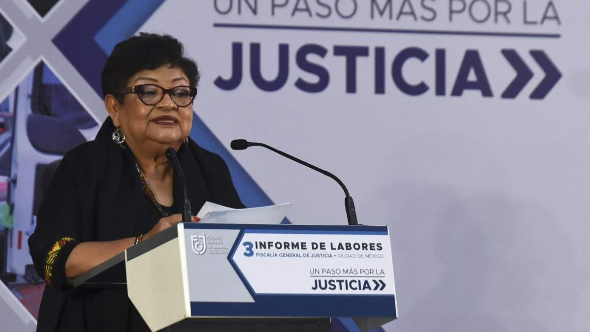 La fiscal general de Justicia de la Ciudad de México (FGJCDMX), Ernestina Godoy Ramos