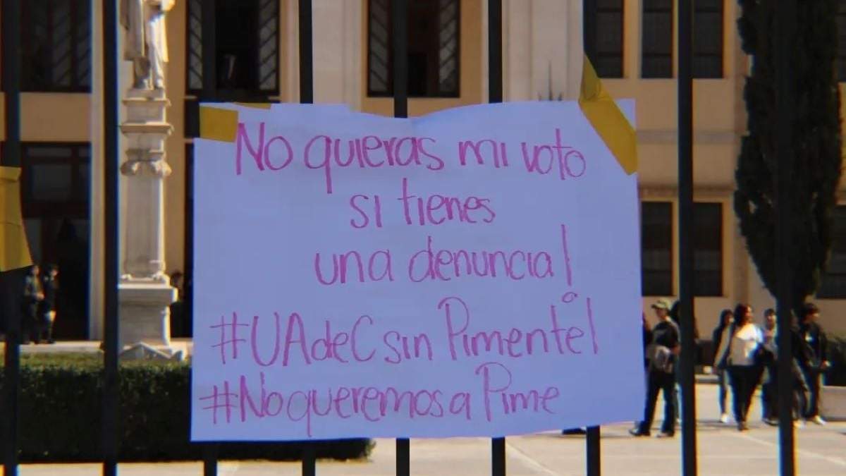 Protestas contra campaña para la rectoría de la UAdeC