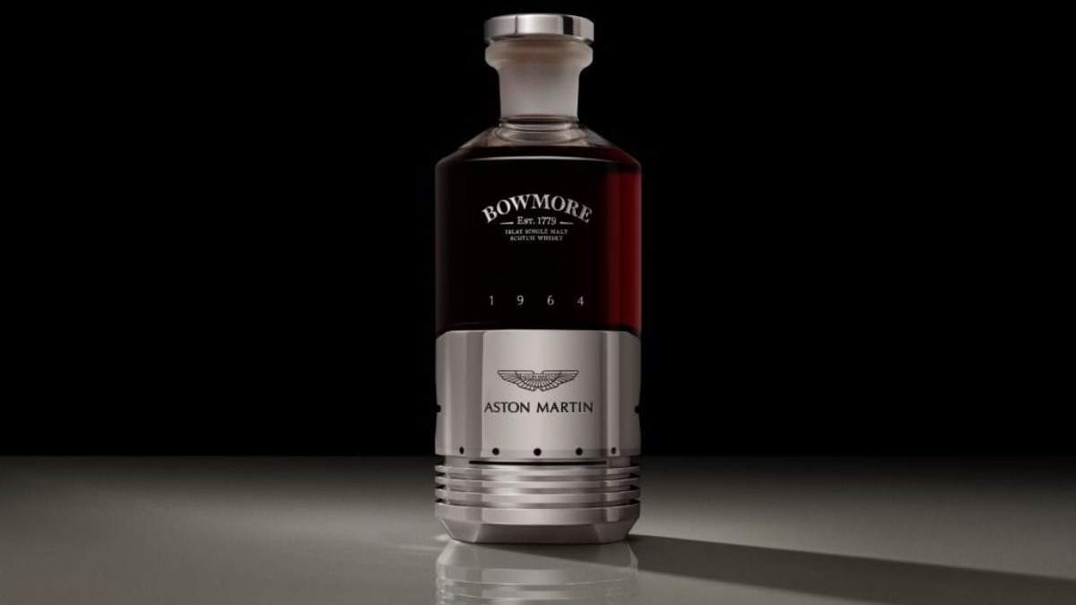 Whisky inspirado en un auto de James Bond. Fuente: (Instagram)