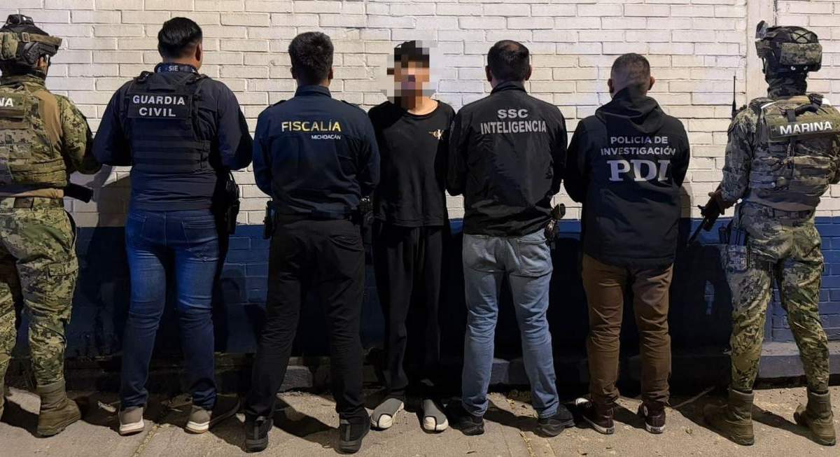 Dilan Kaled, segundo presunto implicado en el asesinato de una pareja de intérpretes de señas y su hija, detenido en la CDMX