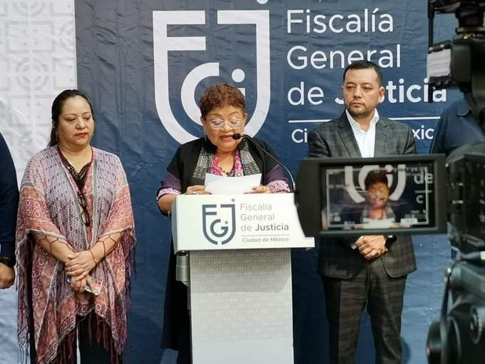 Ernestina Godoy, fiscal de la CDMX, en una conferencia el 9 de noviembre de 2023