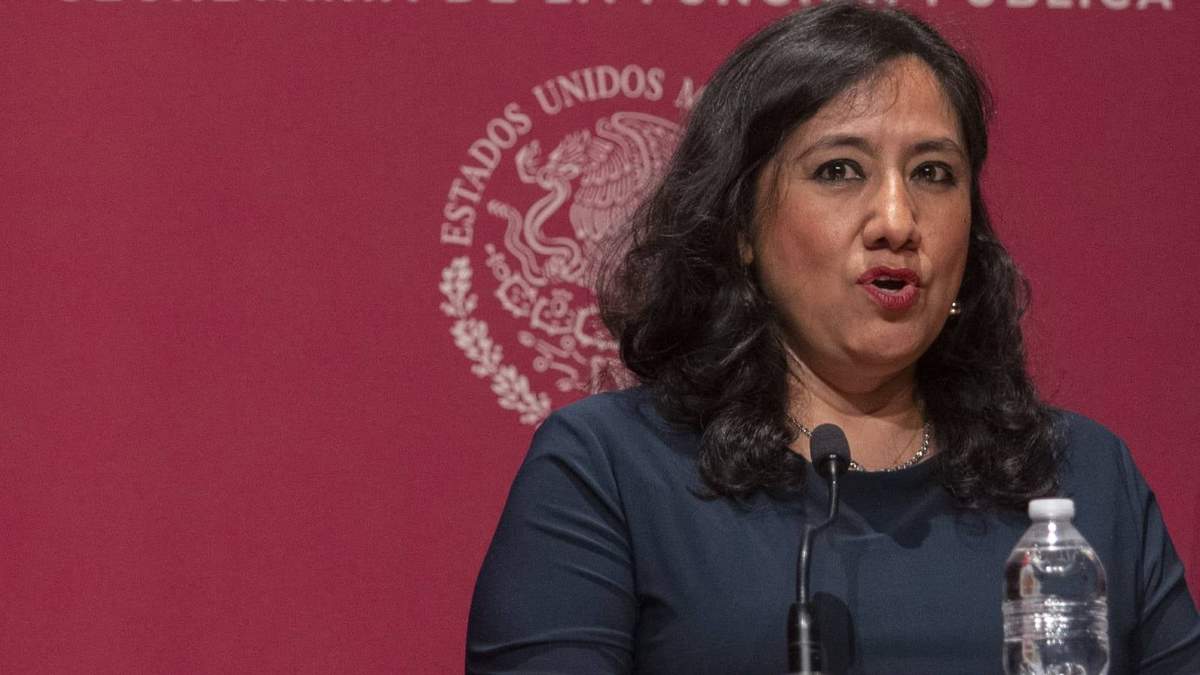 Irma Eréndira Sandoval, exsecretaria de la Función Pública
