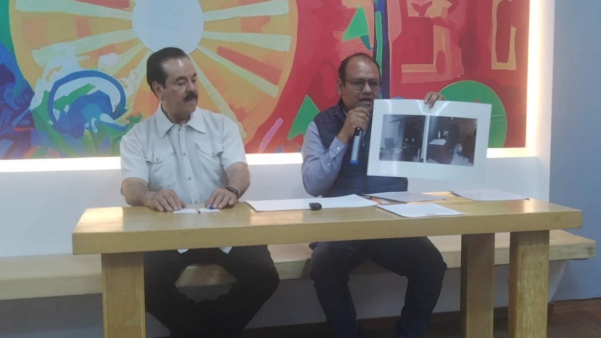 La conferencia en la que se informó del robo de equipo de cómputo