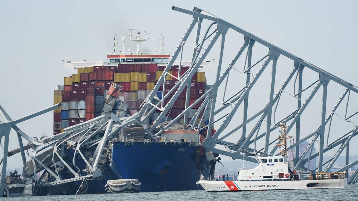 Puente derribado en Bailtimore