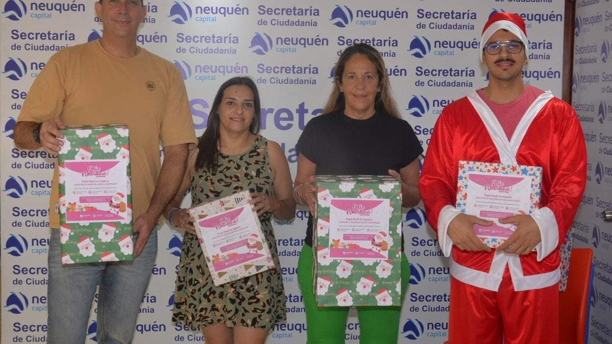 Autoridades de Neuquén en el anuncio del certamen. Fuente (Twitter).