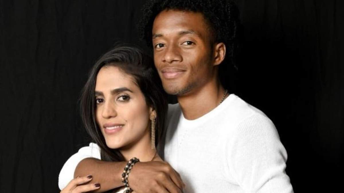 Melissa Botero y Juan Cuadrado. Fuente: (Instagram)