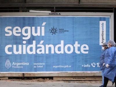 Argentina reportó 39.207 nuevos casos y se convirtió en el noveno país con más contagios