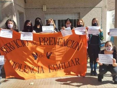 Este jueves paran las trabajadoras del Servicio de Prevención de Violencia Familiar