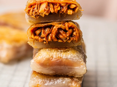 Rolls de pollo y calabaza, una nueva manera de aprovechar la masa de tarta y hacer algo divertido, diferente y sano