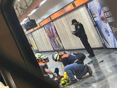 Delicado, uno de los hombres acuchillados en la estación del Metro Tacubaya (Videos)