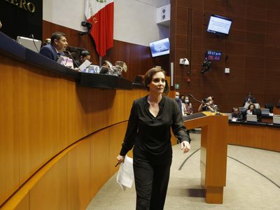 "Es usted un bully": encontronazo entre Lilly Téllez y Armando Armenta en el pleno del Senado