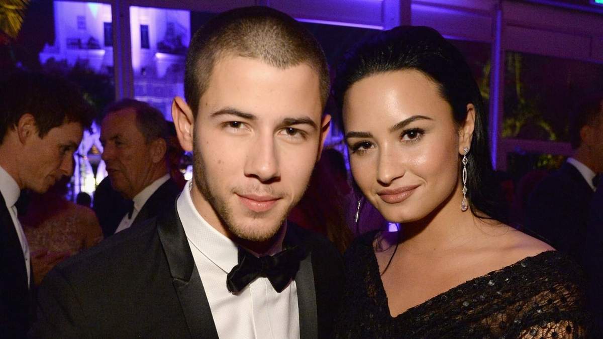 Nick Jonas y Demi Lovato. Fuente: (Instagram)