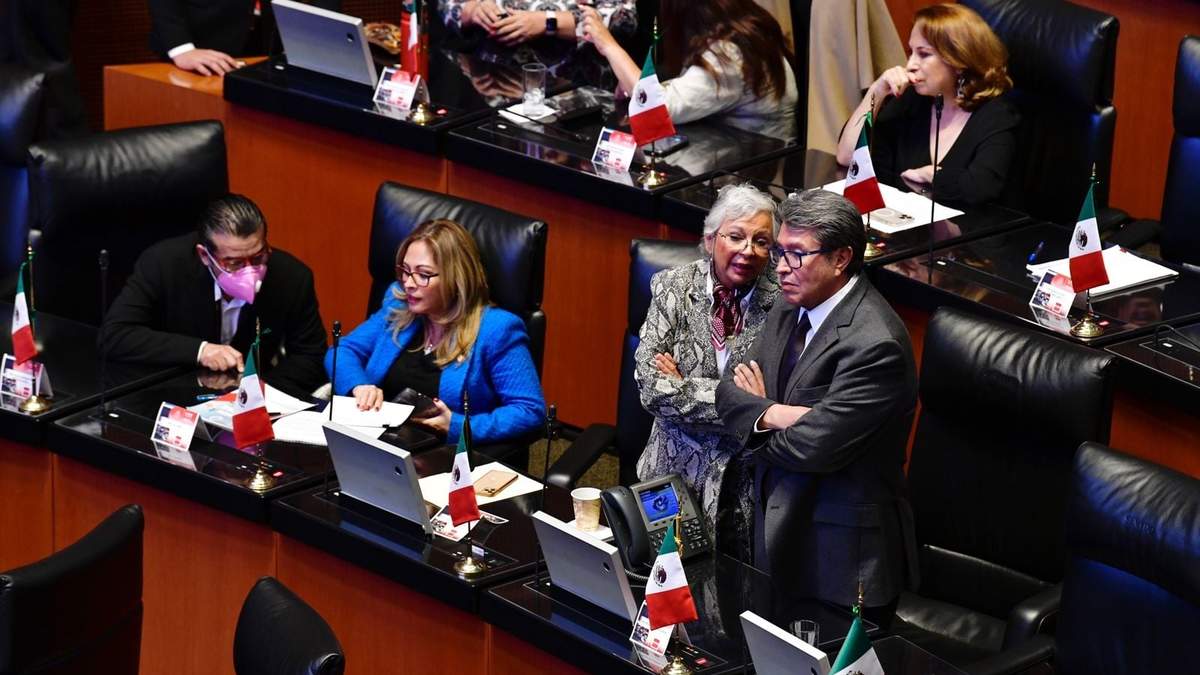 Bancada de Morena en el Senado