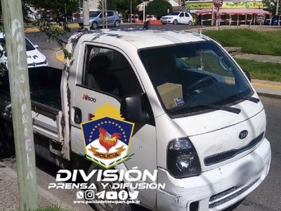 Marche preso: robó objetos de una camioneta, escapó a toda velocidad en bicicleta y lo detuvieron
