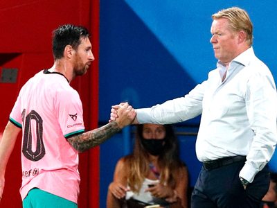 La crítica de Ronald Koeman a Lionel Messi