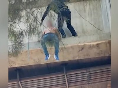 Policía de CDMX salva la vida de un joven que quería suicidarse (Video)