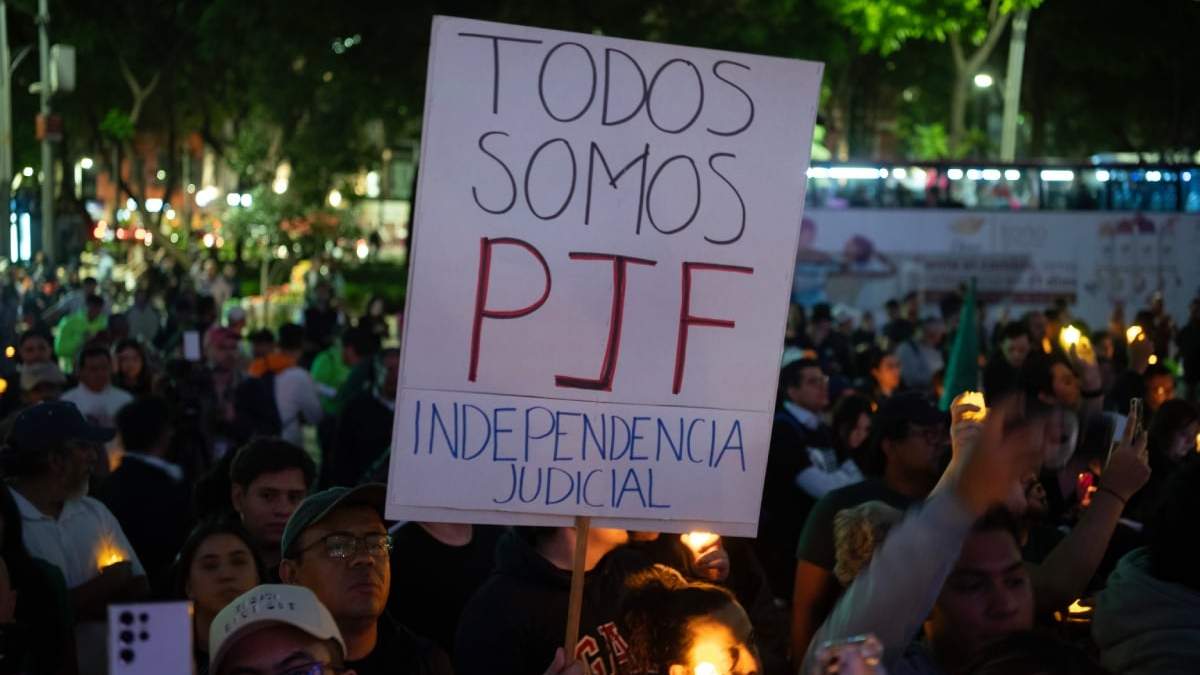 Protesta contra la reforma judicial