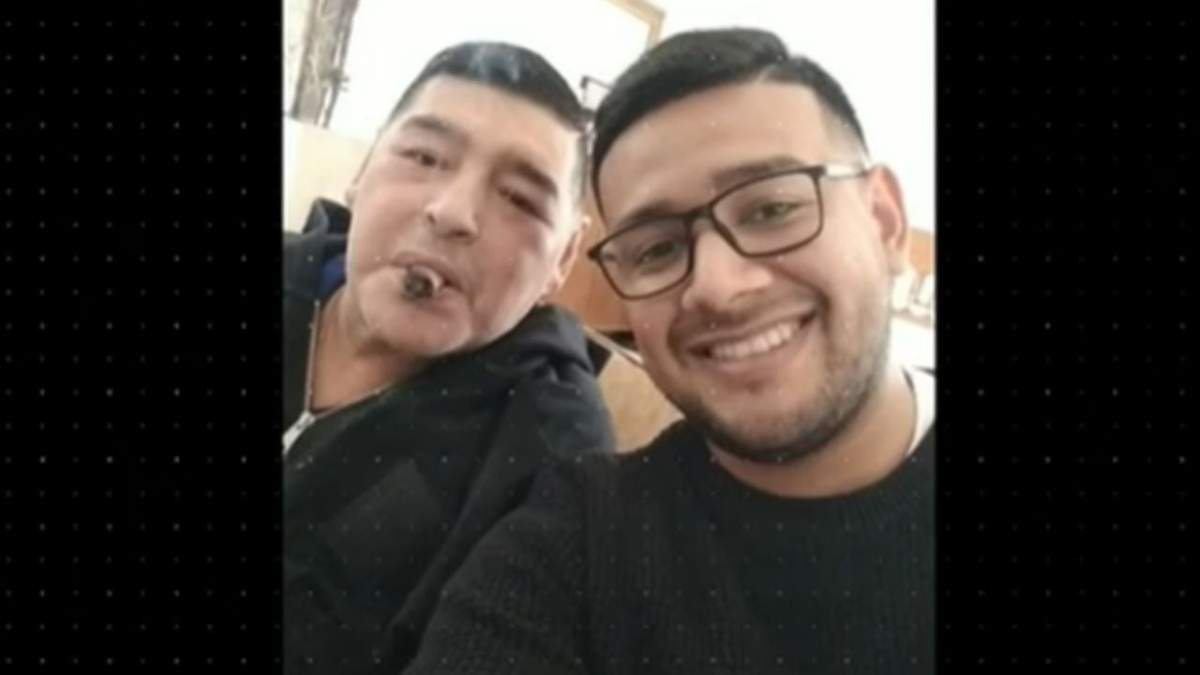 Diego Maradona y Carlos "Charly" Ibáñez. Fuente: (Instagram)