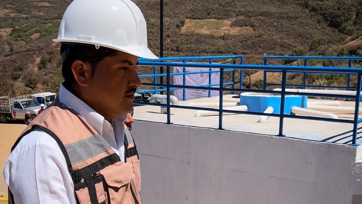 El titular de la Comisión Estatal del Agua , Raciel Cabrera García
