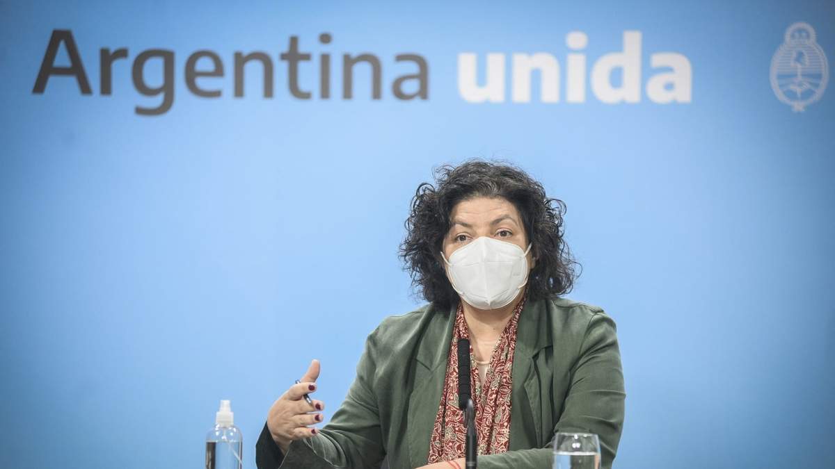 Carla Vizzotti, ministra de Salud. Fuente: (Twitter)