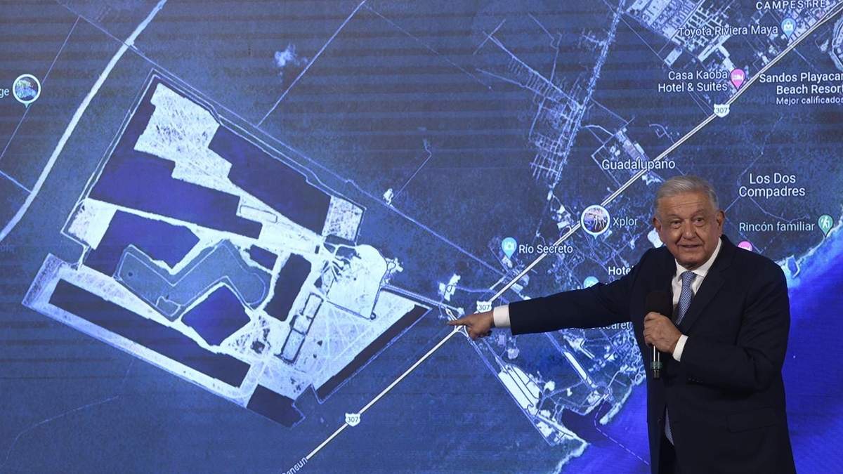 El presidente habla sobre Calica, en Quintana Roo, en la mañanera del 20 de octubre de 2023