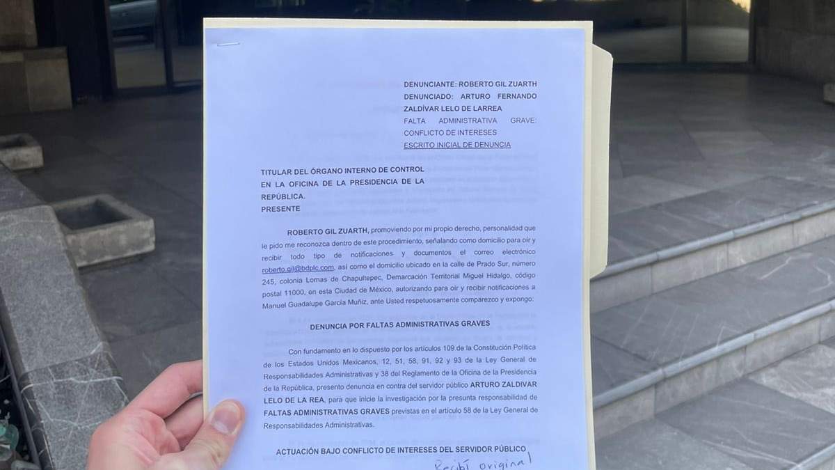 La queja presentada por el exfuncionario panista