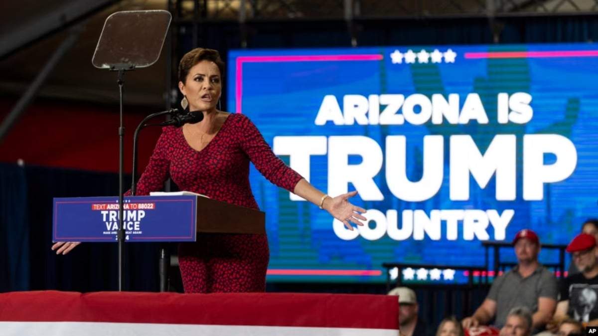 La asesora principal de la Administración de Donald Trump para la Agencia de Medios Globales de Estados Unidos, Kari Lake
