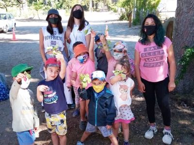 Villa Pehuenia: realizaron una jornada educativa ambiental destinada a los niños