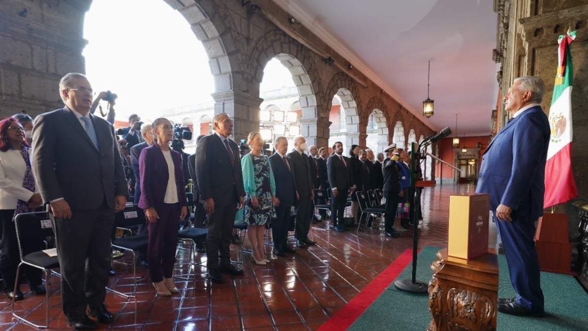 El presidente López Obrador en su Cuarto Informe de Gobierno