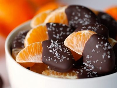 Postre rápido, sano y riquísimo: así preparo mi chocolatina de mandarina con pistacho