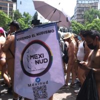 Realizan la primera marcha nudista en la CDMX  (Fotogalería)