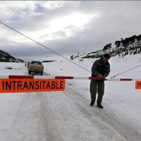 La formación de hielo complica rutas provinciales y nacionales