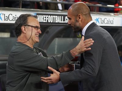 El increíble halago de Pep Guardiola a Bielsa previo al duelo por Premier