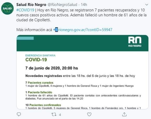 Parte de ayer 07/06