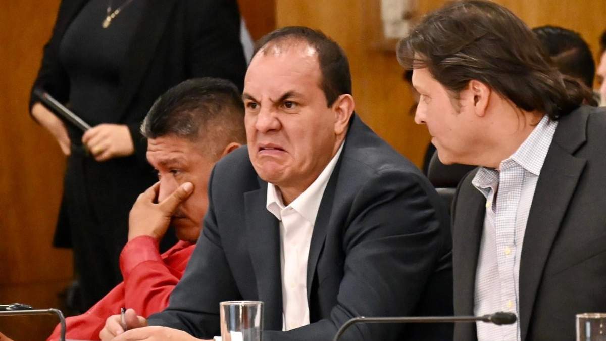 El diputado de Morena, Cuauhtémoc Blanco, durante su participación en la Comisión de Presupuesto en la Cámara de Diputados