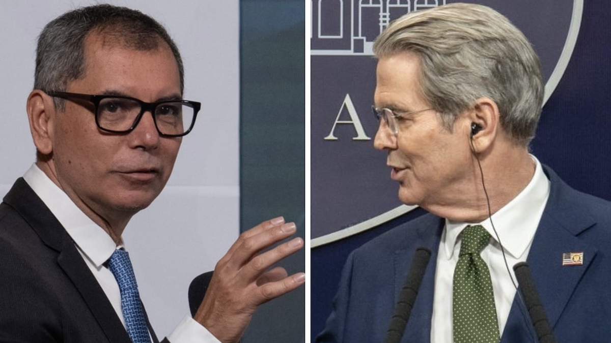 Edgar Amador y Scott Bessent