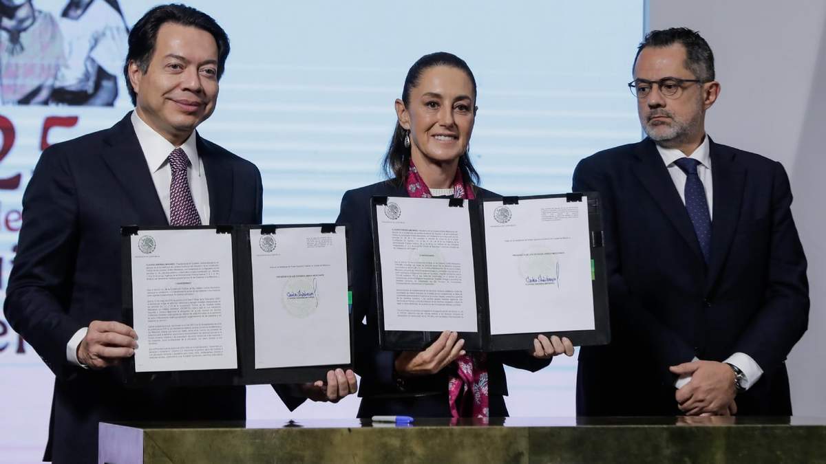 Firma de decretos de la presidenta Claudia Sheinbaum