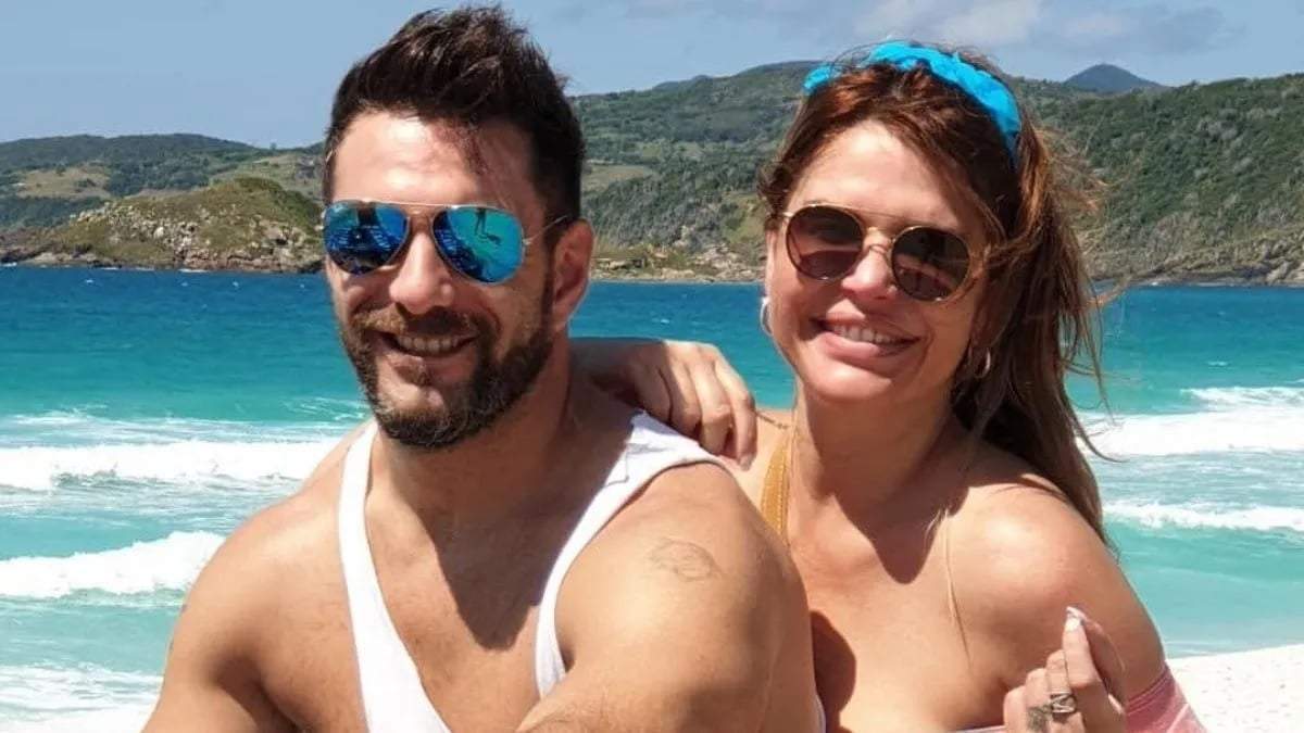 Santiago Caamaño y Nazarena Vélez. Fuente: (Instagram)