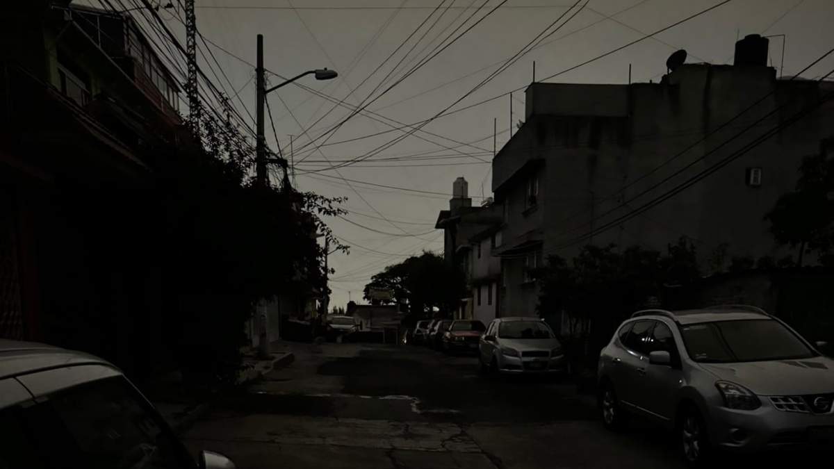 El apagón en Naucalpan, Estado de México