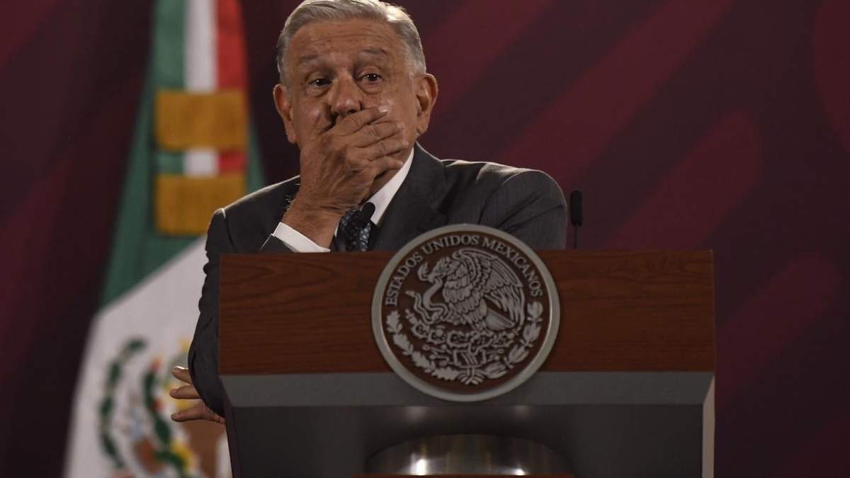 El presidente López Obrador en la mañanera