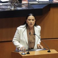 Ariadna Montiel celebra reducción de pobreza ante Senado; oposición cuestiona datos