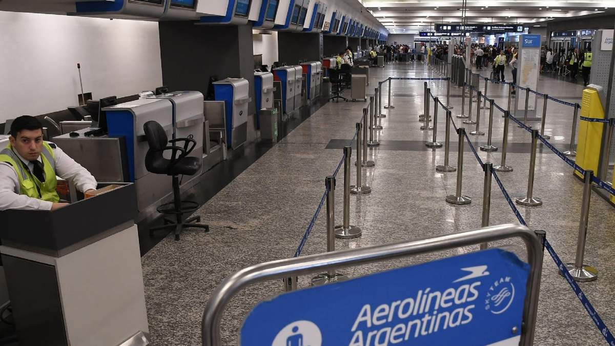 Aeropuerto de Ezeiza. Fuente: (Twitter)