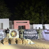 Decomisan media tonelada de metanfetamina en San Luis Río Colorado, Sonora